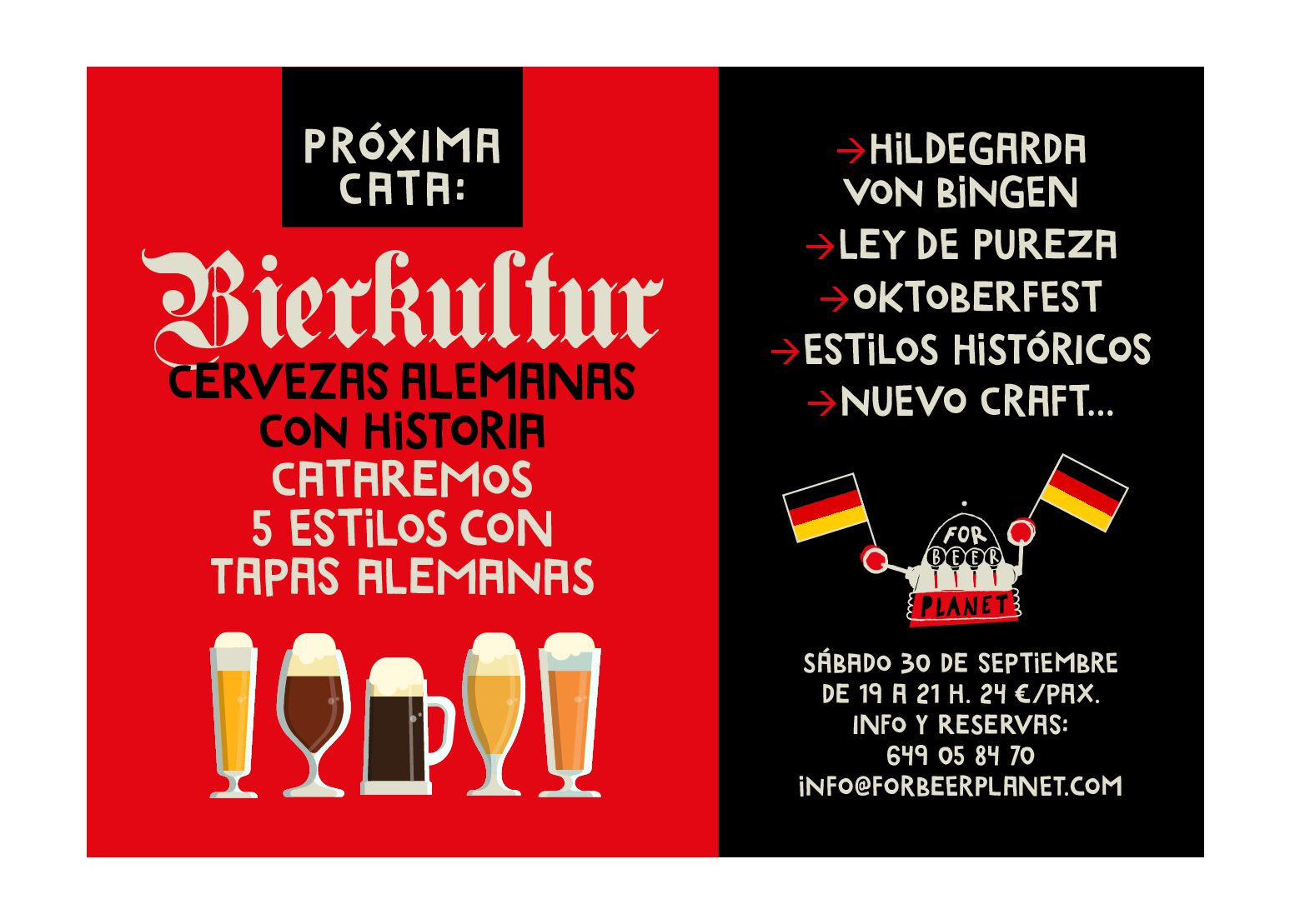 Cata Bierkultur: Cervezas alemanas con Historia